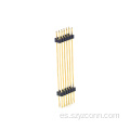 Conector de clavija de 2,0 mm, fila doble, recto, 12 pines